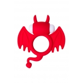 Красное эрекционное кольцо на пенис JOS COCKY DEVIL - JOS - в Саратове купить с доставкой
