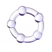 Фиолетовое эрекционное кольцо A-Toys - A-toys - в Саратове купить с доставкой Фиолетовое эрекционное кольцо A-Toys - A-toys - в Саратове купить с доставкой