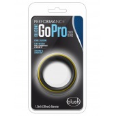 Черно-желтое силиконовое эрекционное кольцо Silicone Go Pro Cock Ring - Blush Novelties - в Саратове купить с доставкой
