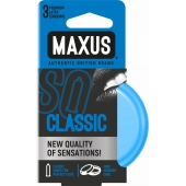 Классические презервативы в железном кейсе MAXUS Classic - 3 шт. - Maxus - купить с доставкой в Саратове