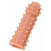 Телесная реалистичная насадка KOKOS Extreme Sleeve 03 с дополнительной стимуляцией - 12,7 см. - KOKOS - в Саратове купить с доставкой