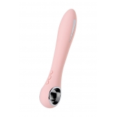 Розовый силиконовый вибратор с электростимуляцией GALVANI VIBE - 21 см. - ToyFa - купить с доставкой в Саратове