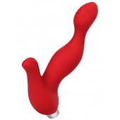 Красный силиконовый вибростимулятор простаты Proman - 12,5 см. - ToyFa - в Саратове купить с доставкой