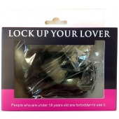 Черные меховые наручники Love с ключиками - Baile - купить с доставкой в Саратове