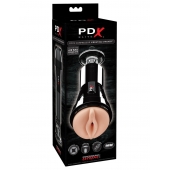 Телесный вибромастурбатор-вагина Cock Compressor Vibrating Stroker - Pipedream - в Саратове купить с доставкой