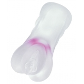 Прозрачный реалистичный мастурбатор Juicy Pussy Crystal Rose - ToyFa - в Саратове купить с доставкой