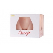 Мастурбатор-полуторс Cherry с вибрацией и двумя любовными тоннелями - KOKOS - в Саратове купить с доставкой
