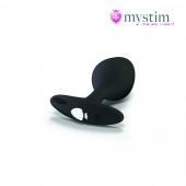 Черная пробка Mystim Rocking Vibe S с возможностью подключения к электростимулятору - 9,7 см. - MyStim - купить с доставкой в Саратове