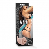 Телесный мастурбатор-ротик Angie - Blush Novelties - в Саратове купить с доставкой
