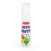 Гель-смазка Tutti-frutti со вкусом сладкой мяты - 30 гр. - Биоритм - купить с доставкой в Саратове