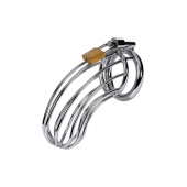 Серебристый пояс верности TOYFA на замочке - ToyFa - купить с доставкой в Саратове