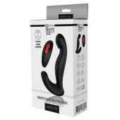 Черный вибромассажер простаты SWIRLING P-PLEASER - Dream Toys - в Саратове купить с доставкой