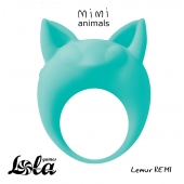 Зеленое эрекционное кольцо Lemur Remi - Lola Games - в Саратове купить с доставкой