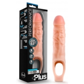 Телесный реалистичный фаллоудлинитель 9 Inch Silicone Cock Sheath Penis Extender - 22,86 см. - Blush Novelties - в Саратове купить с доставкой