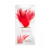 Красный перьевой тиклер Plume - 23 см. - Lola Lingerie - купить с доставкой в Саратове