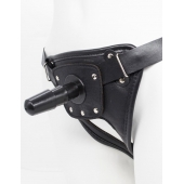 Черный пояс для насадок CLASS STRAP Restyling - LOVETOY (А-Полимер) - купить с доставкой в Саратове