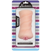 Телесный мастурбатор-вагина X-Basic Pocket Pussy без вибрации - Lovetoy - в Саратове купить с доставкой