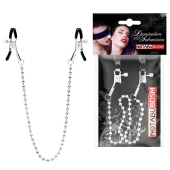 Оригинальные зажимы на соски с бусами - Notabu - купить с доставкой в Саратове