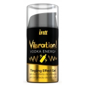 Жидкий интимный гель с эффектом вибрации Vibration! Vodka Energy - 15 мл. - INTT - купить с доставкой в Саратове