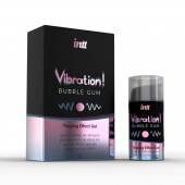 Жидкий интимный гель с эффектом вибрации Vibration! Bubble Gum - 15 мл. - INTT - купить с доставкой в Саратове