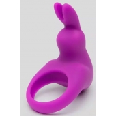 Фиолетовое эрекционное виброкольцо Happy Rabbit Cock Ring Kit - Happy Rabbit - в Саратове купить с доставкой