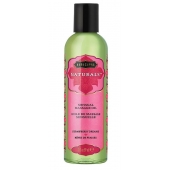 Массажное масло Naturals Strawberry Dreams с ароматом клубники - 59 мл. - Kama Sutra - купить с доставкой в Саратове