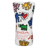 Мастурбатор-туба Keith Haring Soft Tube CUP - Tenga - в Саратове купить с доставкой