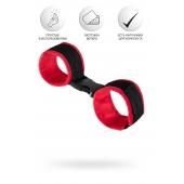 Красно-черные велюровые оковы Anonymo - ToyFa - купить с доставкой в Саратове Красно-черные велюровые оковы Anonymo - ToyFa - купить с доставкой в Саратове