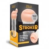 Мастурбатор-ротик ZOLO DEEP THROAT - Zolo - в Саратове купить с доставкой