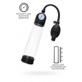 Прозрачная механическая помпа Roald с манометром - Sexus - в Саратове купить с доставкой