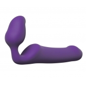 Фиолетовый безремневой страпон Queens L - Adrien Lastic - купить с доставкой в Саратове