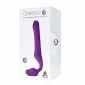 Лиловый безремневой страпон Queens M - Adrien Lastic - купить с доставкой в Саратове