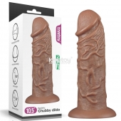 Коричневый фаллоимитатор Cubby dildo - 26,6 см. - Lovetoy в Саратове Коричневый фаллоимитатор Cubby dildo - 26,6 см. - Lovetoy