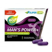 Возбуждающее средство для мужчин Mans Power plus - 10 капсул (0,35 гр.) +1 в подарок - SuperCaps - купить с доставкой в Саратове