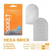 Карманный мастурбатор HEXA-BRICK - Tenga - в Саратове купить с доставкой