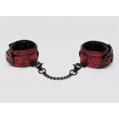 Красно-черные наручники Reversible Faux Leather Wrist Cuffs - Fifty Shades of Grey - купить с доставкой в Саратове