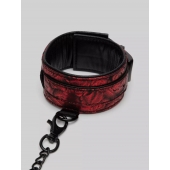 Красно-черные оковы Reversible Faux Leather Ankle Cuffs - Fifty Shades of Grey - купить с доставкой в Саратове