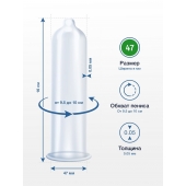 Презервативы MY.SIZE размер 47 - 3 шт. - My.Size - купить с доставкой в Саратове Презервативы MY.SIZE размер 47 - 3 шт. - My.Size - купить с доставкой в Саратове