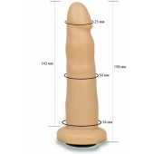 Телесная насадка Harness - 15,8 см. - LOVETOY (А-Полимер) - купить с доставкой в Саратове