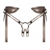 Бронзовый пояс для насадок Desirous Harness - Strap-on-me - купить с доставкой в Саратове