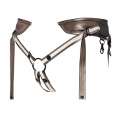 Бронзовый пояс для насадок Desirous Harness - Strap-on-me - купить с доставкой в Саратове
