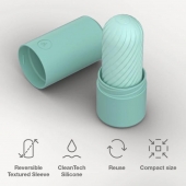 Мятный двусторонний мастурбатор Arcwave Ghost Pocket Stroker - Arcwave - в Саратове купить с доставкой