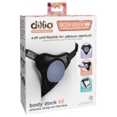 Черные трусики для страпона Body Dock SE на регулируемых ремнях - Pipedream - купить с доставкой в Саратове