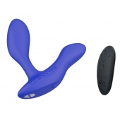 Синий анальный вибратор We-Vibe Vector+ - We-vibe - в Саратове купить с доставкой