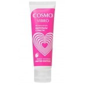 Возбуждающий гель на водно-силиконовой основе Cosmo Vibro с ароматом земляники - 50 гр. - Биоритм - купить с доставкой в Саратове