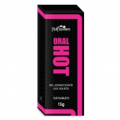 Гель для оральных ласк Oral Hot с согревающим эффектом - 15 гр. - HotFlowers - купить с доставкой в Саратове