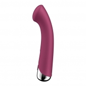 Сливовый вибратор для G-точки Spinning G-Spot 1 - 17 см. - Satisfyer