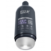 Мастурбатор в бутылке Shower Therapy Deep Cream - Pipedream - в Саратове купить с доставкой