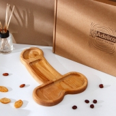 Деревянное блюдо для подачи в форме члена (32,5 х 20 х 1,7 см) - Сима-Ленд - купить с доставкой в Саратове