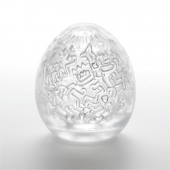 Мастурбатор-яйцо Keith Haring EGG PARTY - Tenga - в Саратове купить с доставкой